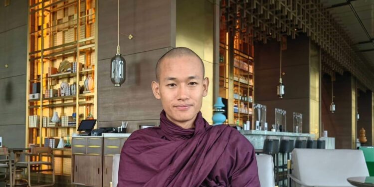 Burmese Social Monk Naing Win: I Use A Book and A Microfilm to Do The Diplomacy for My Country