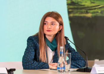 Aytaj Jarchalova, a Prominent Advocate for Climate Action and Environmental Protection (Photography: trend.az)
