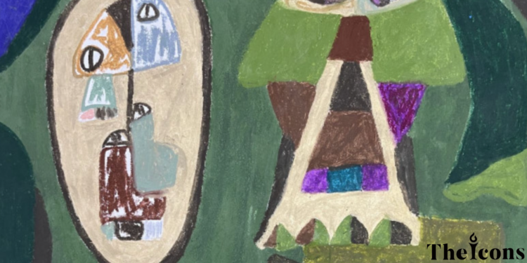 The artwork by artist Jian-An Hsiao was awarded the jury’s top prize at the "I Paint, Therefore I Am" exhibition. (Photography: The Icons)