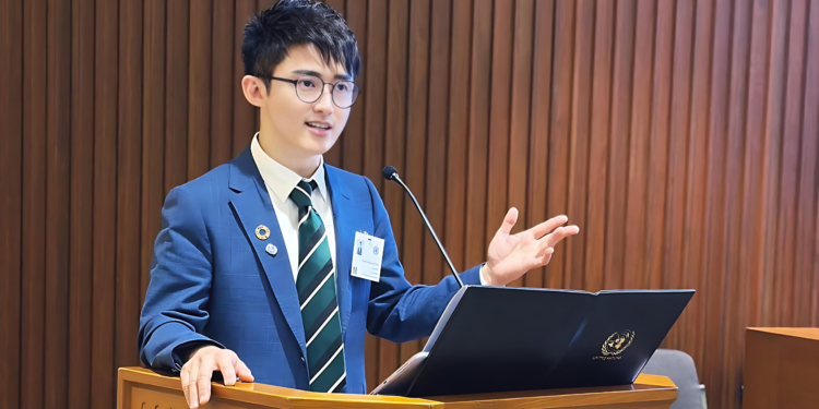 Harry Hsu, CEO of《The Icons》. (Photography: 2025 UN-SDGs Bootcamp & Forum)