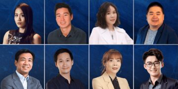 From top to bottom, left to right: Viola Jardon, Head of Innovation Programmes at the Cambridge Institute for Sustainability Leadership (CISL); Tzu-Cheng Lin, Special Assistant to the Chairman of Fu Tsu Construction; Chenwei Huang, General Manager of JAN CHENG LIGHTING CO., LTD.; Ken Hsi, Chief Marketing Officer of HSIN CHONG GROUP; Jeff Tsai, Chairman of GTB Group; Ali Ying-Che Hsieh, President of the Cambridge University Taiwan Alumni Association and Professor at National Tsing Hua University; Bella Wang, CEO of the Taiwan Digital Enterprise Alliance; Harry Hsu, CEO of《The Icons》and Secretary General of the Cambridge University Taiwan Alumni Association. (Photo: The Icons)