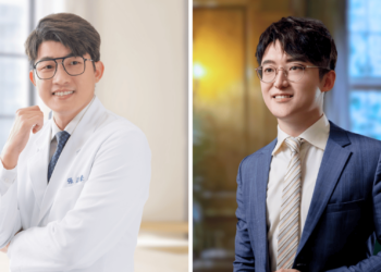 Dr. Roger Chang, Founder of DR.HAO Academy, with Harry Hsu, CEO of 《The Icons》International Leaders Magazine. (Photo: The Icons)