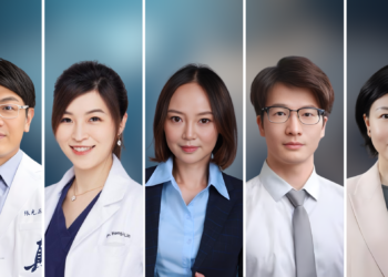 From left to right: Dr. Kuang-Cheng Chang, CEO of Renew Clinic; Dr. Hengru Lin of Novelife Medical Group; Dr. KarWai Lam, President of the Hong Kong Association of Aesthetic Medicine; Dr. Ai Jiang of Nippon Medical School, Department of Plastic Surgery; and Dr. Mou Lai Na, Attending Physician at the Medical Aesthetics Department of Macau Yinkui Hospital. (Photo: The Icons)
