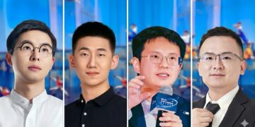 At the 2026 China Central Television (CCTV) Spring Festival Gala, four Chinese robotics companies appeared together on stage, an appearance that media described as the “assembly of a steel legion.” (Photo: The Icons, Xinhua News Agency, Beijing Science and Technology News, Business School Magazine, Leikeji)