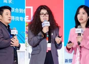 Toby, Founder of MEEM (left); Muyessara Tursun, China General Manager of ITE Group (center); Gigi Ho, Co-Founder of BESAFE SMART LOGISTICS (right). (Image: MEEM)